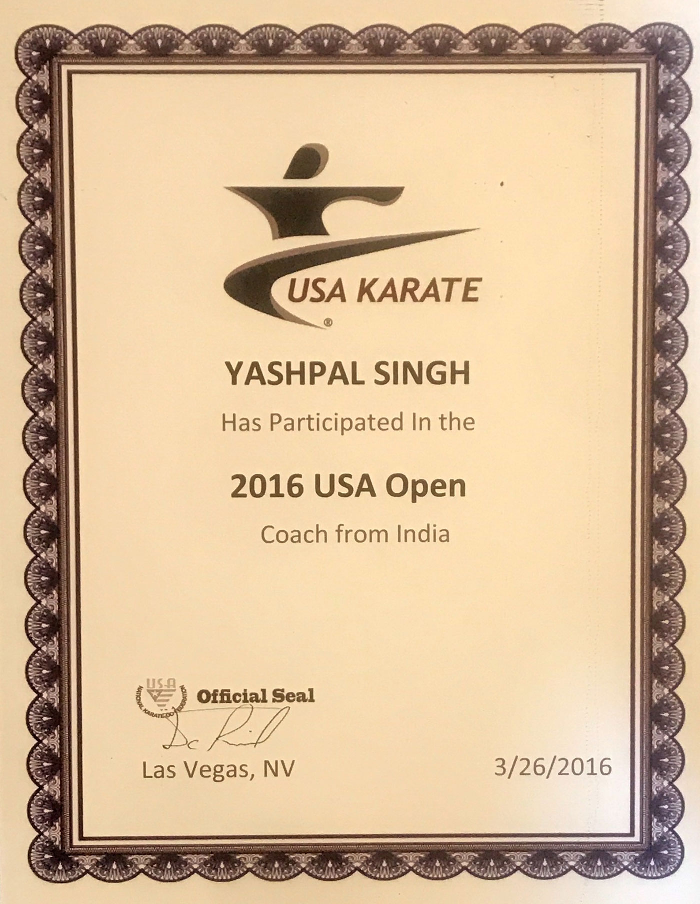 USA Open India Coach